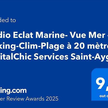 Studio Eclat Marine 3 Etoiles - Vue Mer - Parking-Clim-Plage A 20 Metres - Capitalchic Services Saint-Aygulf Fréjus Exterior foto